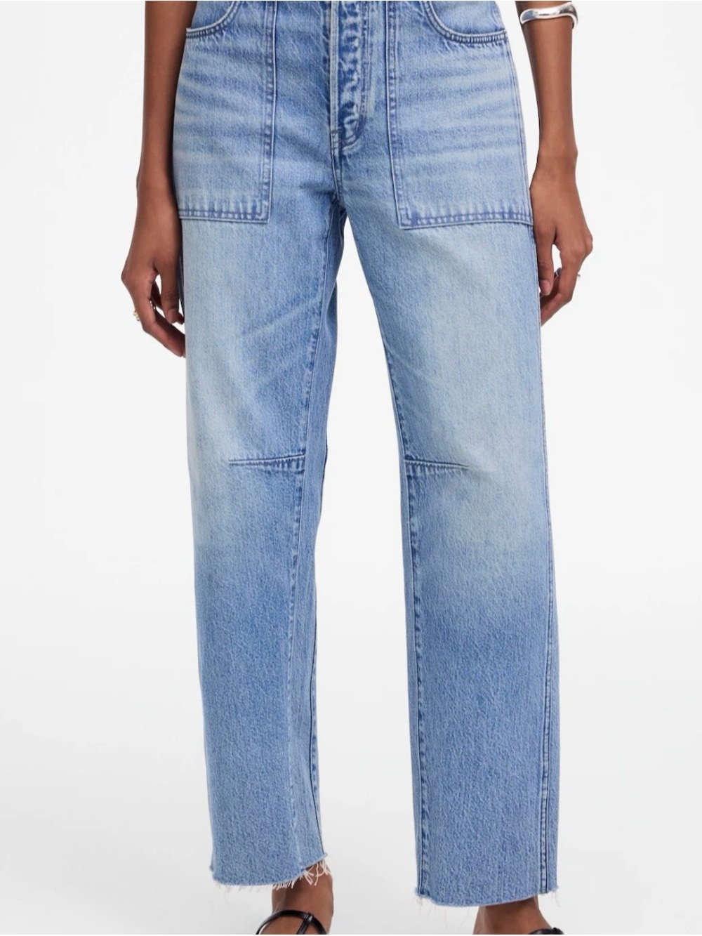 Madewell Darted Barrel Utility Pocket Jeans Size 26